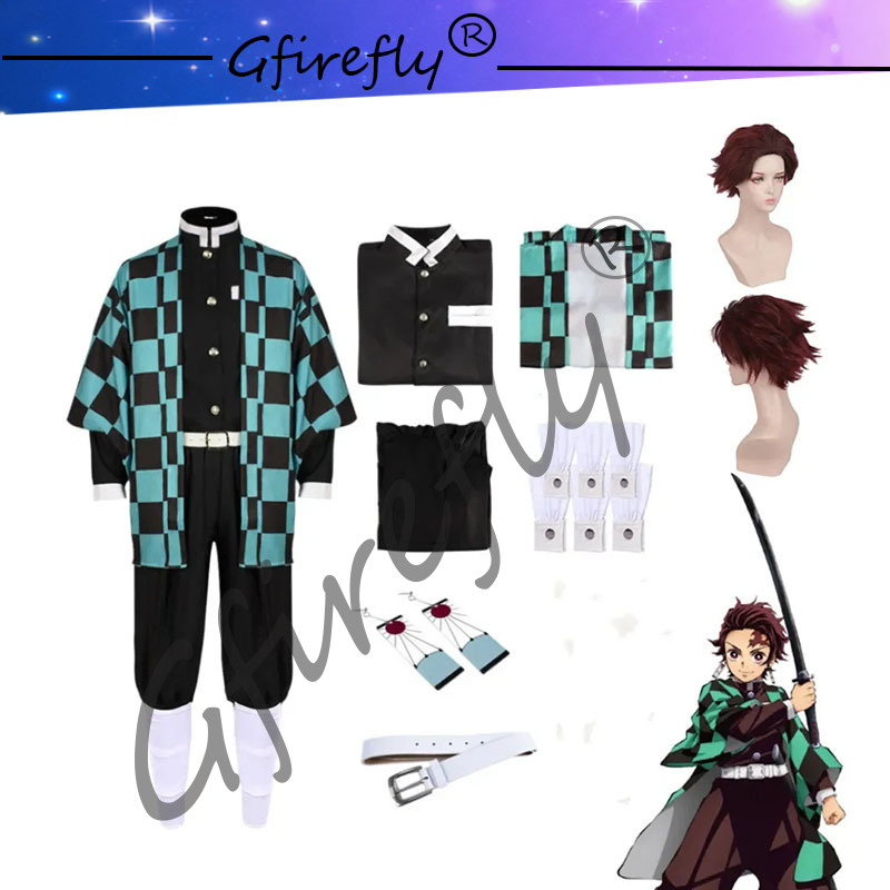 Anime Cosplay Manga - Kamado Tanjirou przebranie na karnawał Katana