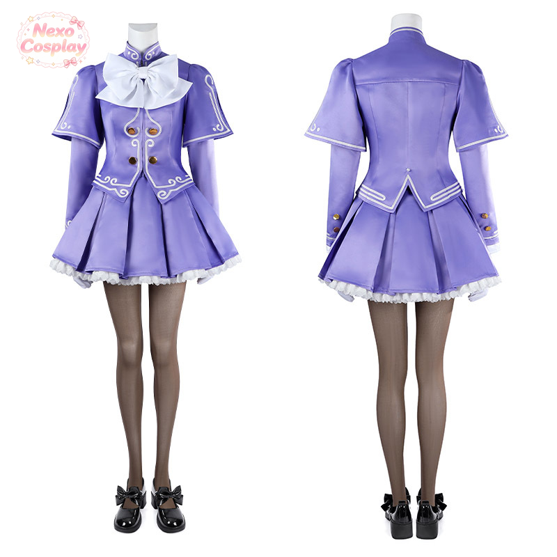 Anime Cosplay Lolita - Kostium Cosplay SF6 Ingrid, Fioletowa Sukienka