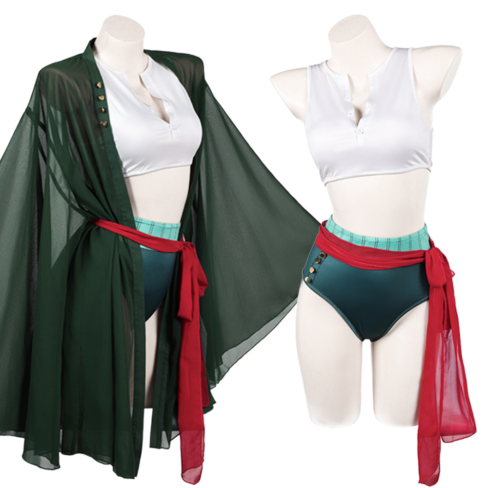 Anime Zoro Cosplay Female - Fantazyjny strój piratki Roronoa Zoro, seksowny