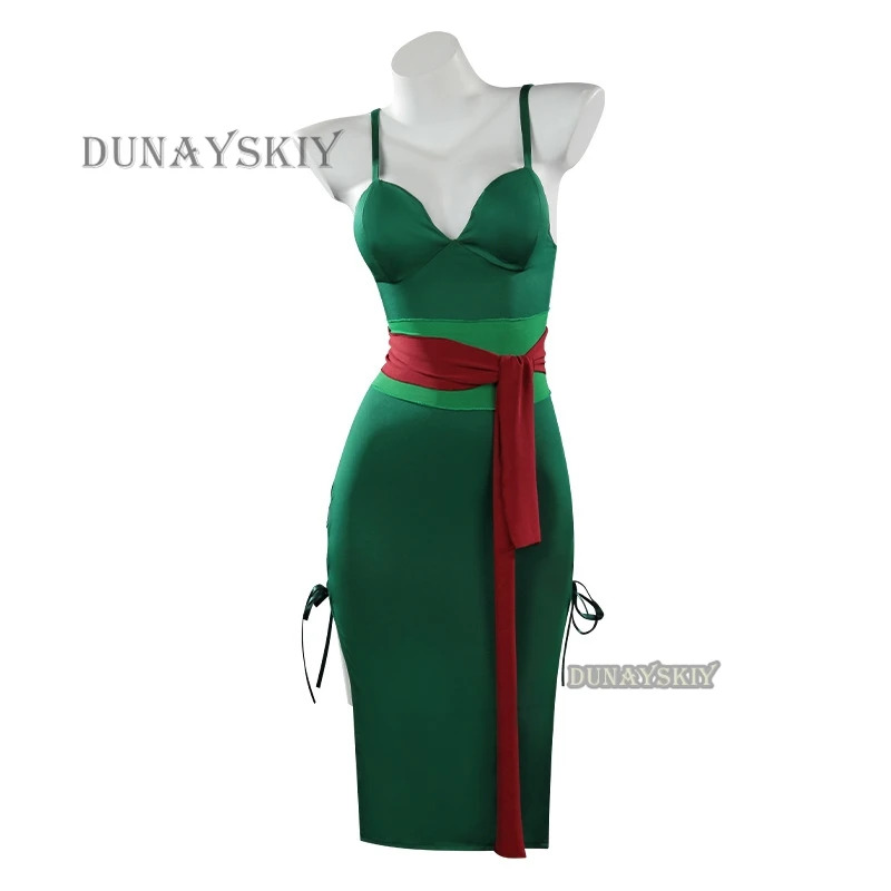 Anime Zoro Cosplay Female - Kostium Cosplay Anime Roronoa Zoro Wano