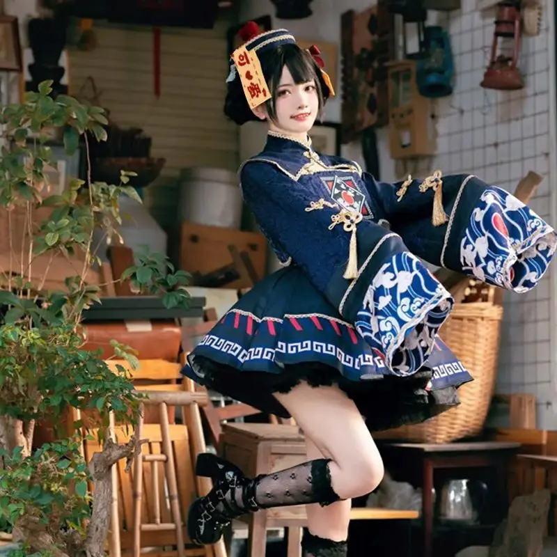 Anime Cosplay In Chinese - Sukienka Lolita w stylu chińskim, słodka,