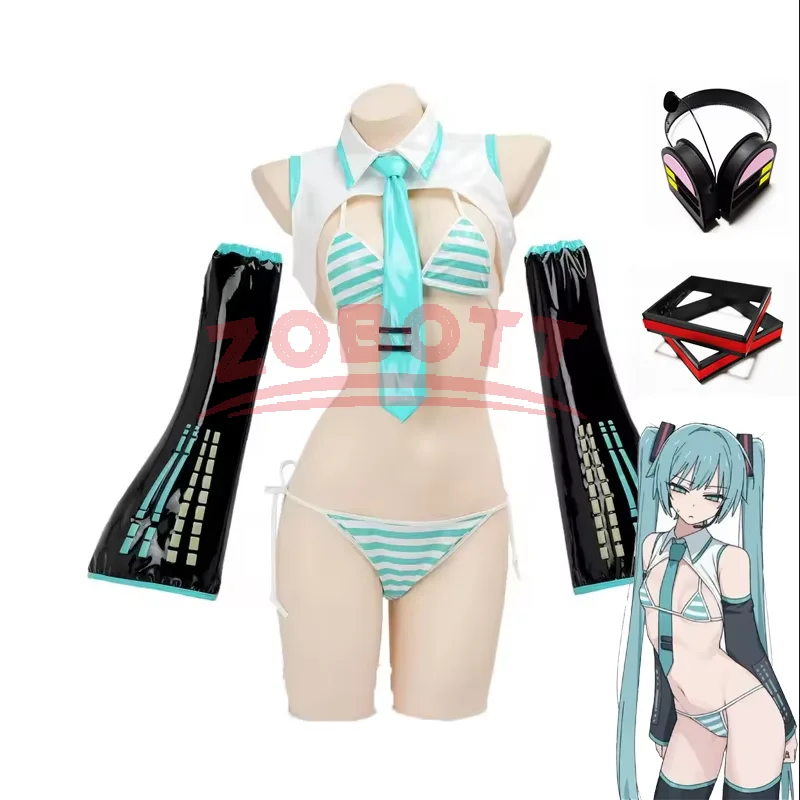 Anime Cosplay Boy - Gra Miku Cosplay Kostium Miku Formula