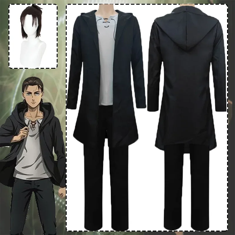 Attack Titan Cloak - Kostium Cosplay Eren Jaeger Anime Atak