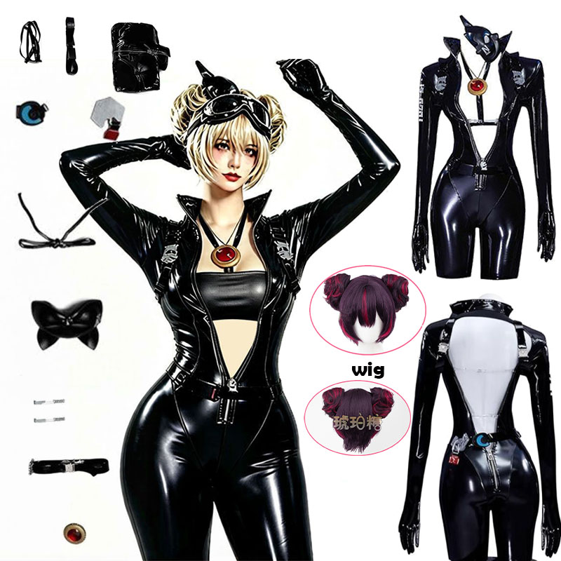 Anime Cosplay Outfit - Kostium Cosplay Anime Nikke Quency, czarny