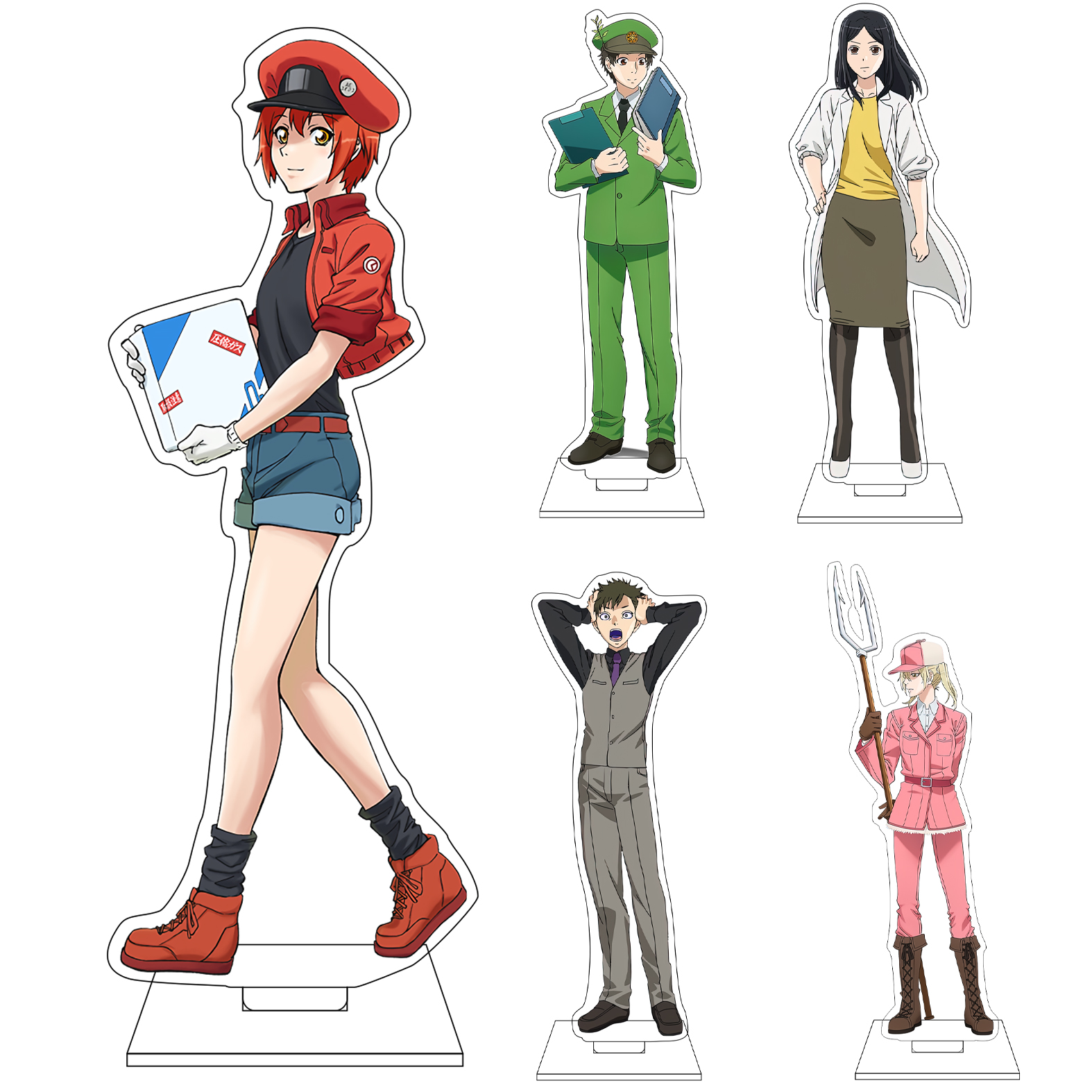 Anime Cosplay In Japan - 16CM Anime Cells at Work! Akrylowa