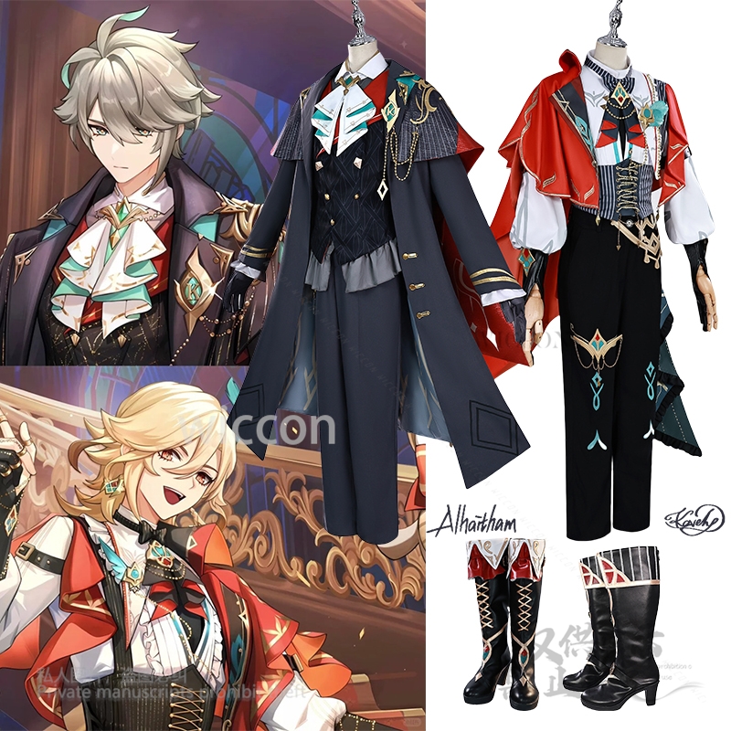 Anime Cosplay Costumes Female - Alhaitham Kaveh KFC Strój Cosplay Anime