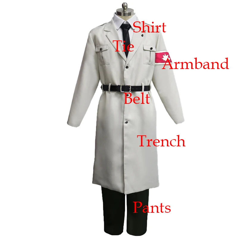 Attack Titan Cloak - Atak Tytanów Marley Oficer Wojskowy Regiment