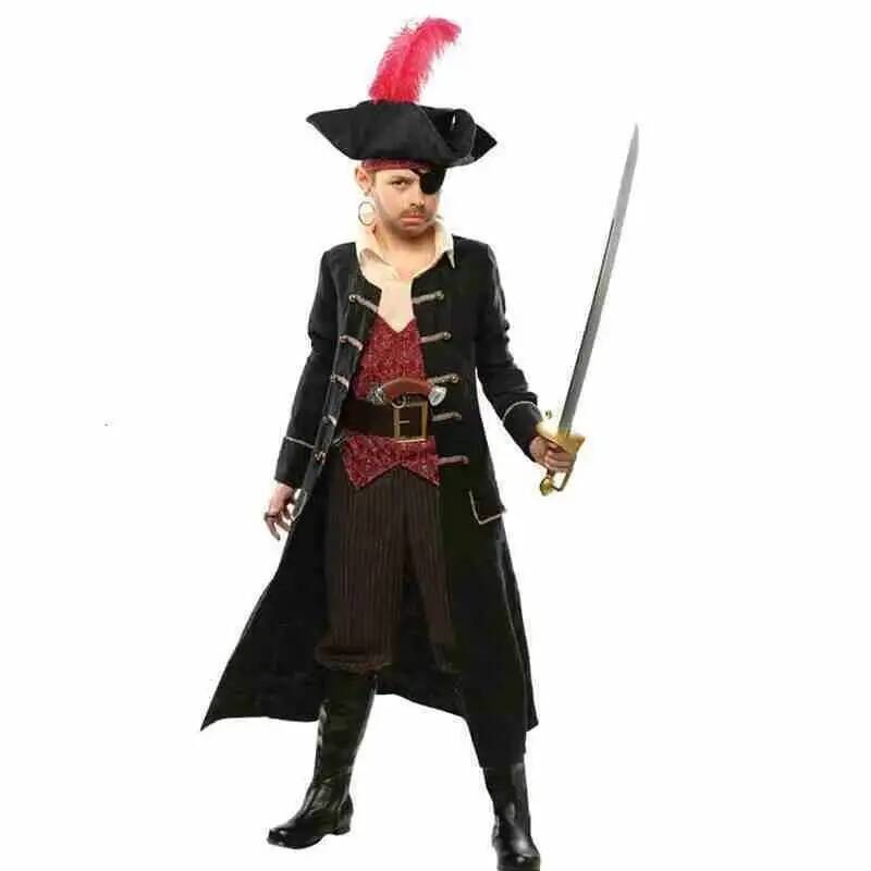 Anime Cosplay Boy - Chłopięcy strój pirata na Halloween, przebranie