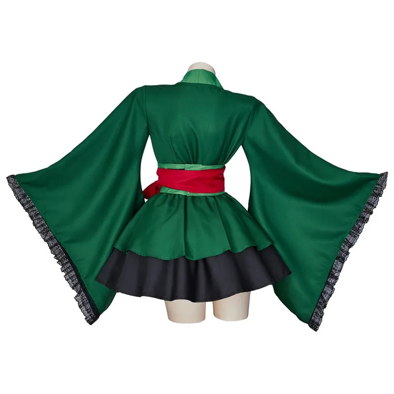 Anime Zoro Cosplay Female - Roronoa Zoro Damski Kostium Cosplay Lolita