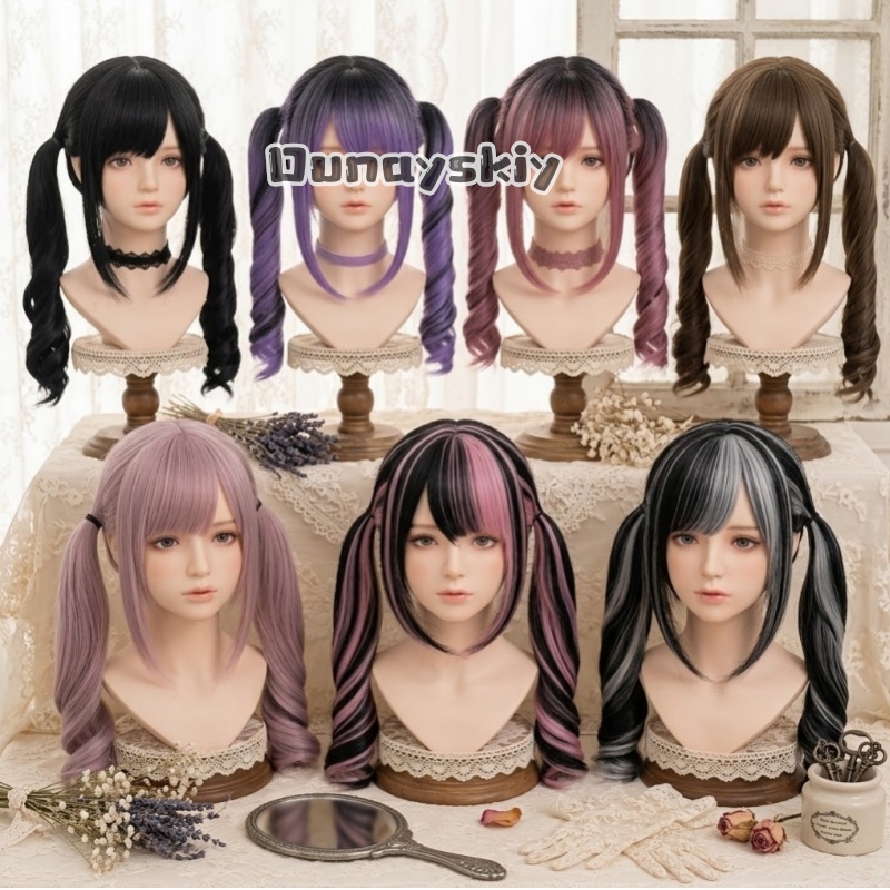 Cosplay Duo Anime - Peruka Syntetyczna Cosplay Jirai Kei na