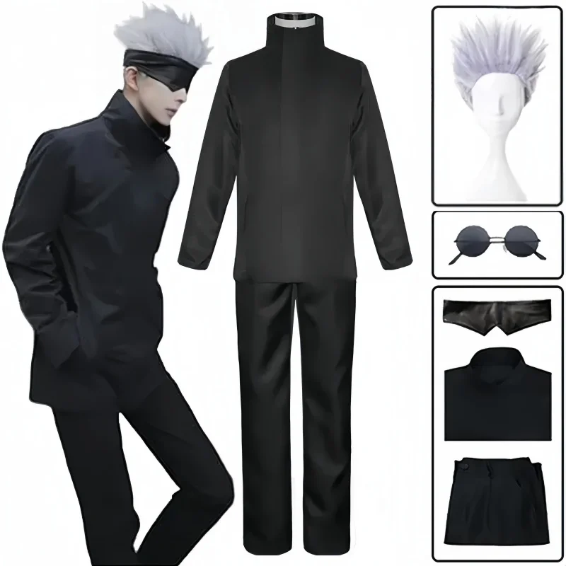 Anime Cosplay Gojo - Anime Jujutsu Satoru Gojo Strój Cosplay