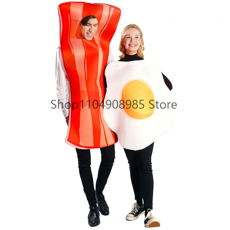 Anime Cosplay Couple - Zabawne Stroje Cosplay dla Par Jajko