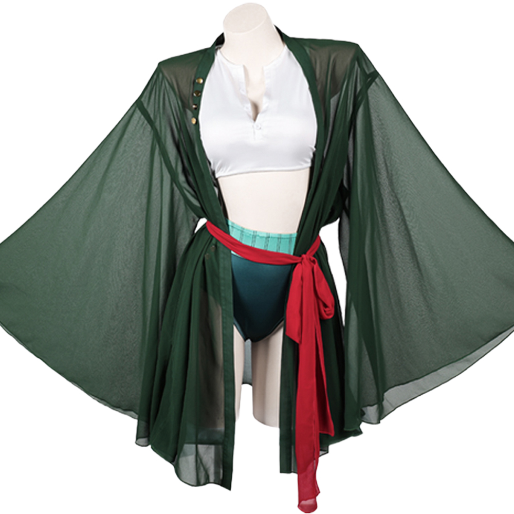 Kostium Piratki Roronoa Zoro,  – Anime Zoro Cosplay Female recenzja i cena