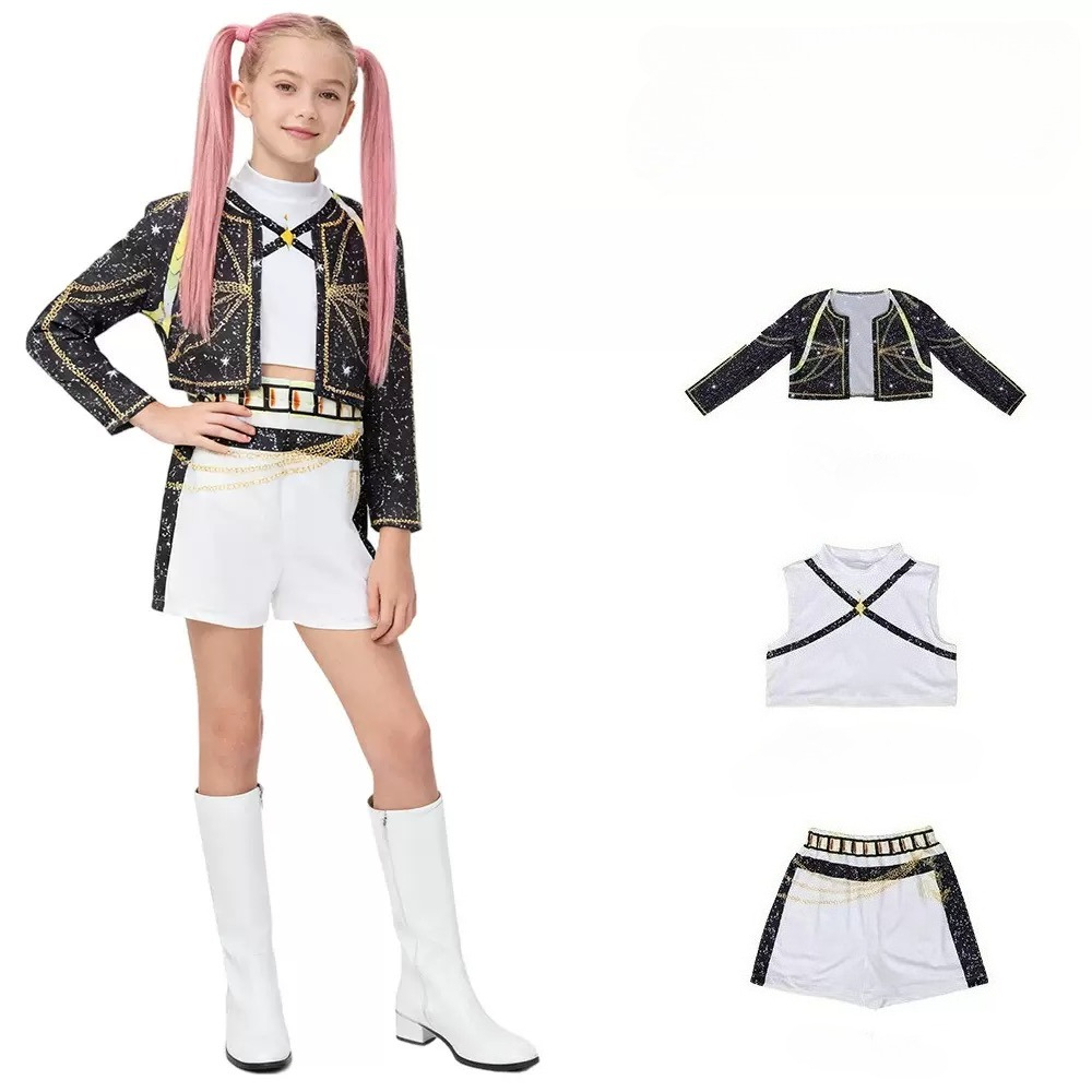 Nowy Strój Wojowniczki K-Pop R – Anime Zoey Cosplay recenzja i cena