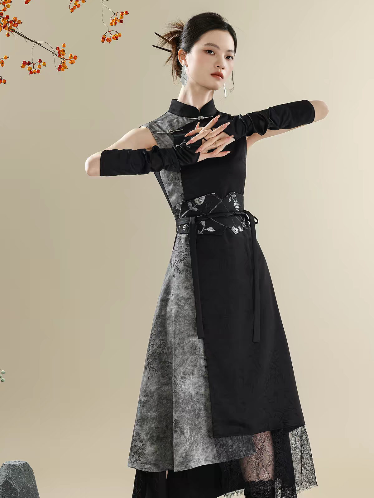 Nowa Chińska Ciemnoszara Sukie – Anime Cosplay In Chinese recenzja i cena
