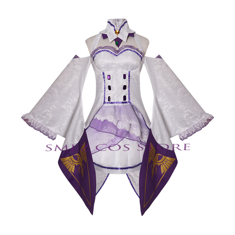 Emilia Cosplay Anime Re:Zero K – Anime Cosplay Outfit recenzja i cena
