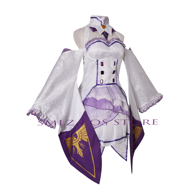 Emilia Cosplay Anime Re:Zero K – Anime Cosplay Outfit recenzja i cena