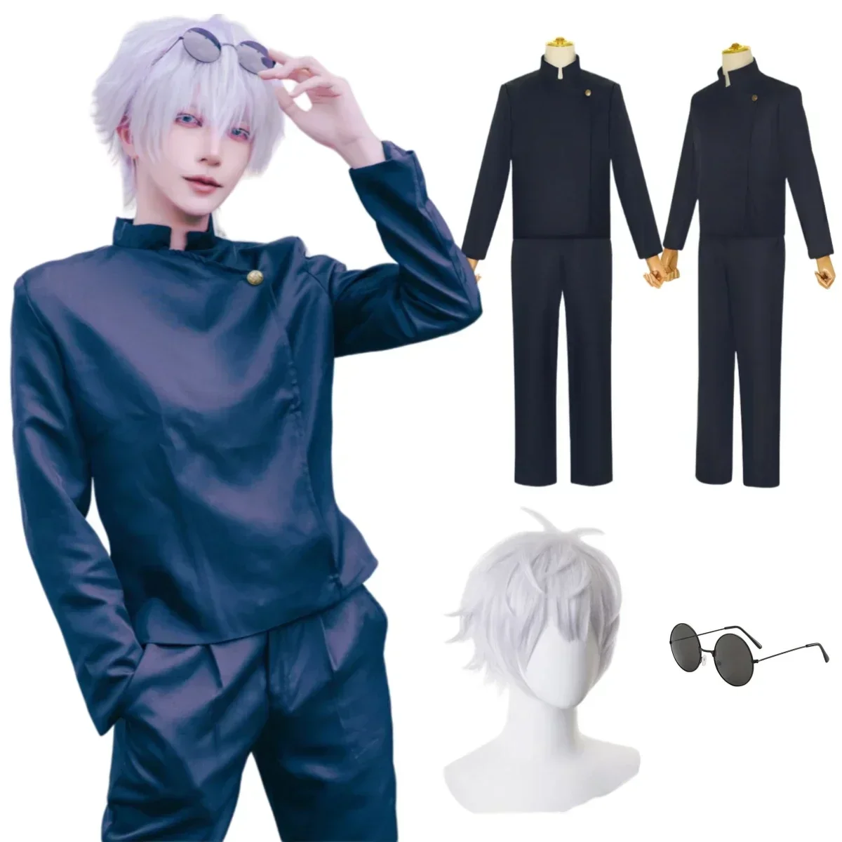 Kostiumy Cosplay Gojo Satoru d – Anime Cosplay Gojo recenzja i cena