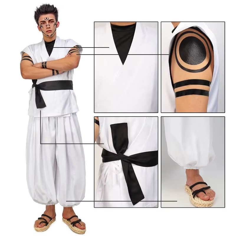 Kostium Cosplay Ryomen Sukuna  – Jujutsu Kaisen Uniform recenzja i cena