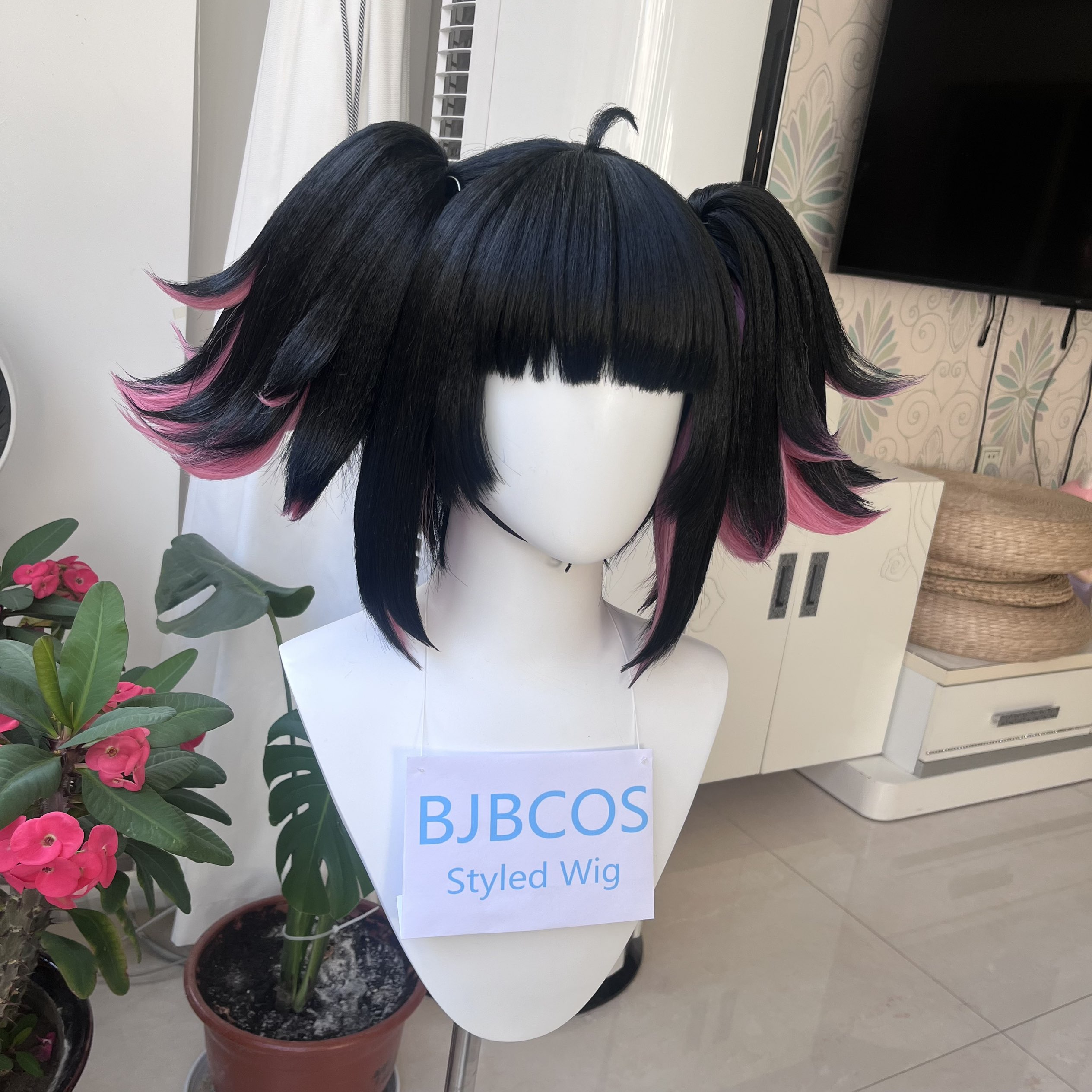 [Peruka w stylu cosplay] Peruk – Cosplay Anime Pink Hair recenzja i cena