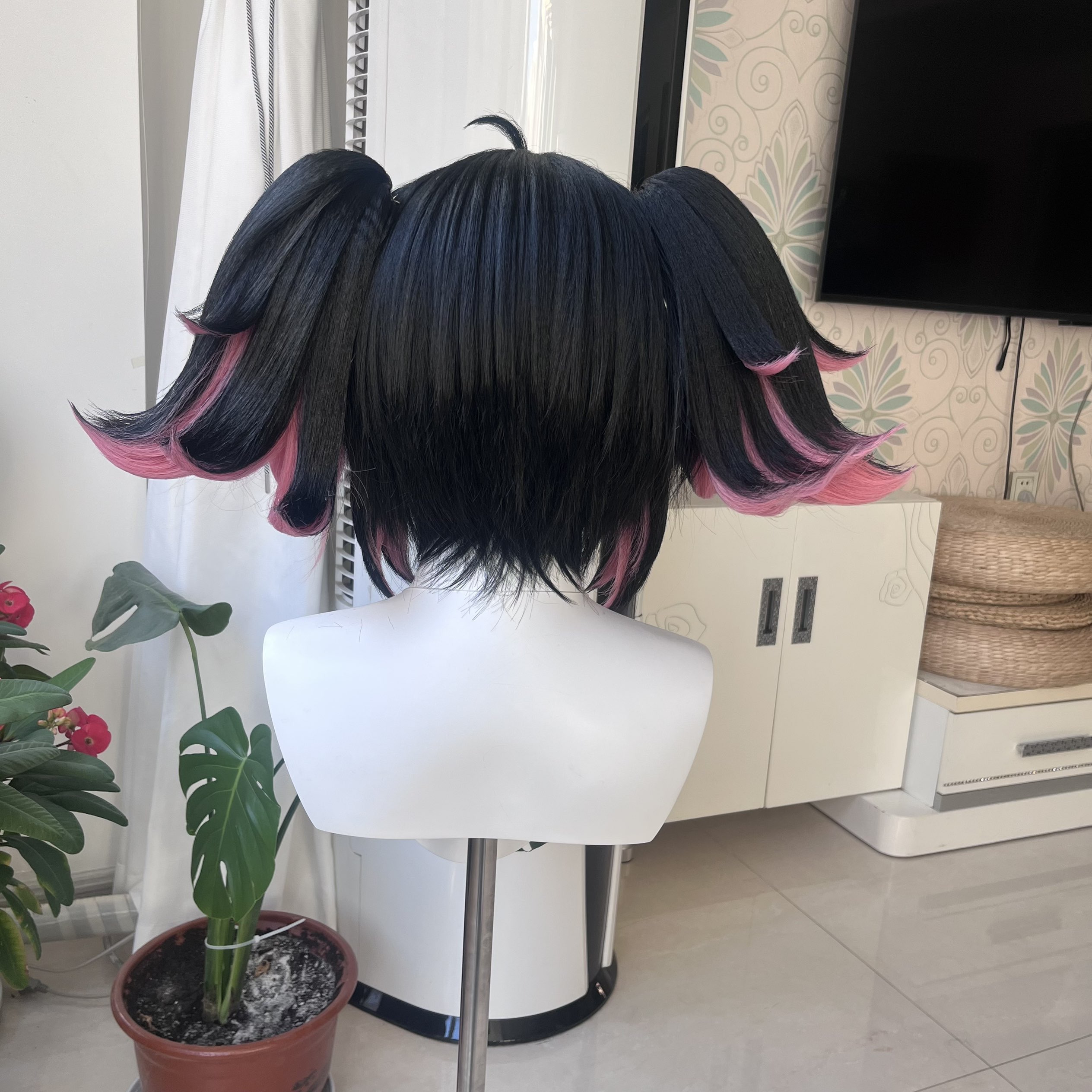 [Peruka w stylu cosplay] Peruk – Cosplay Anime Pink Hair recenzja i cena