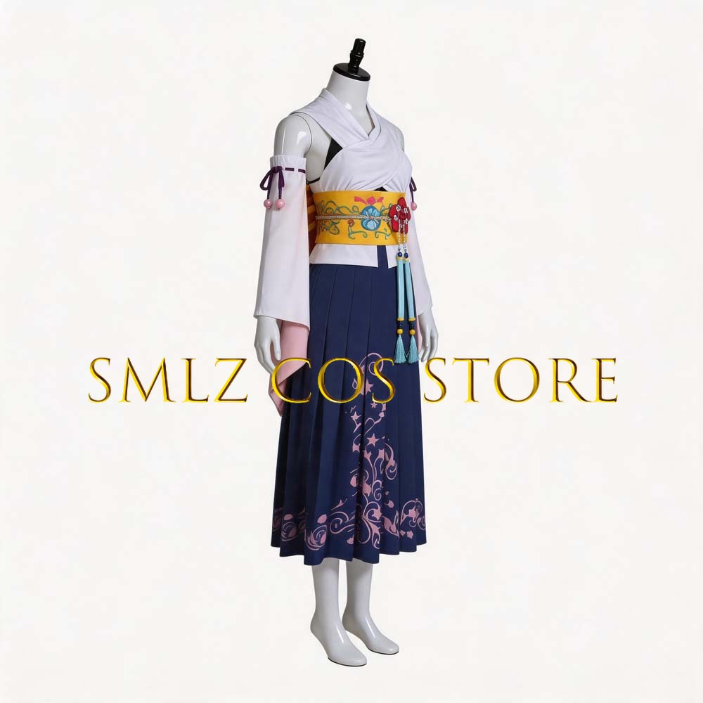 Smlz FFX Yuna Cosplay Anime FF – Anime Cosplay Outfit recenzja i cena