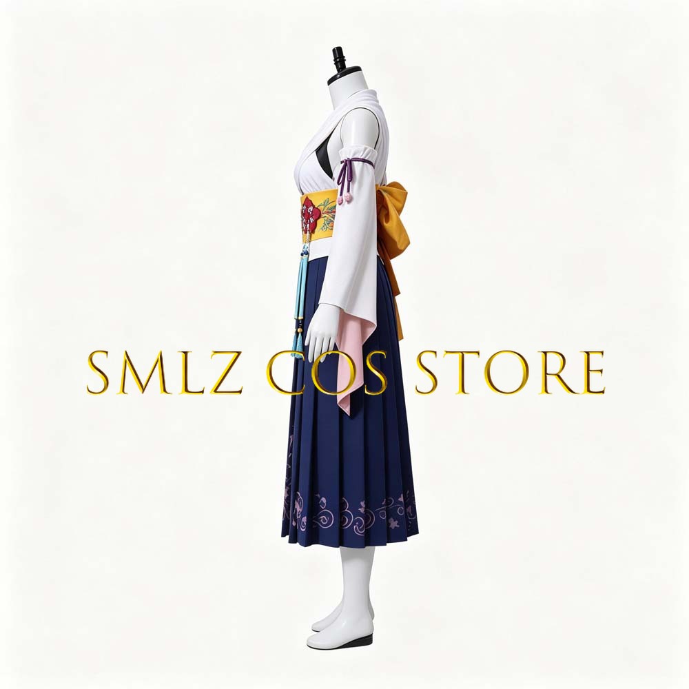 Smlz FFX Yuna Cosplay Anime FF – Anime Cosplay Outfit recenzja i cena
