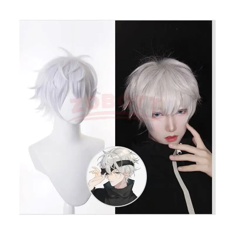 Peruka do cosplayu Gojo Satoru – Anime Cosplay Gojo recenzja i cena