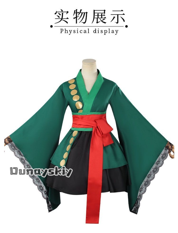 Kostium Cosplay Anime Roronoa  – Anime Zoro Cosplay Female recenzja i cena