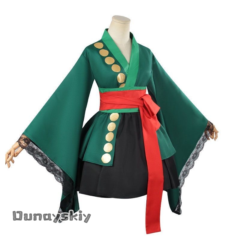 Kostium Cosplay Anime Roronoa  – Anime Zoro Cosplay Female recenzja i cena