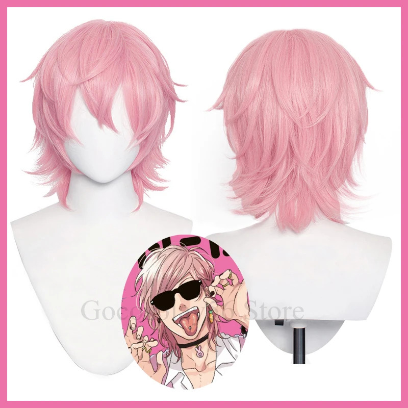 Peruka Cosplay Anime Yarichin  – Cosplay Anime Pink Hair recenzja i cena