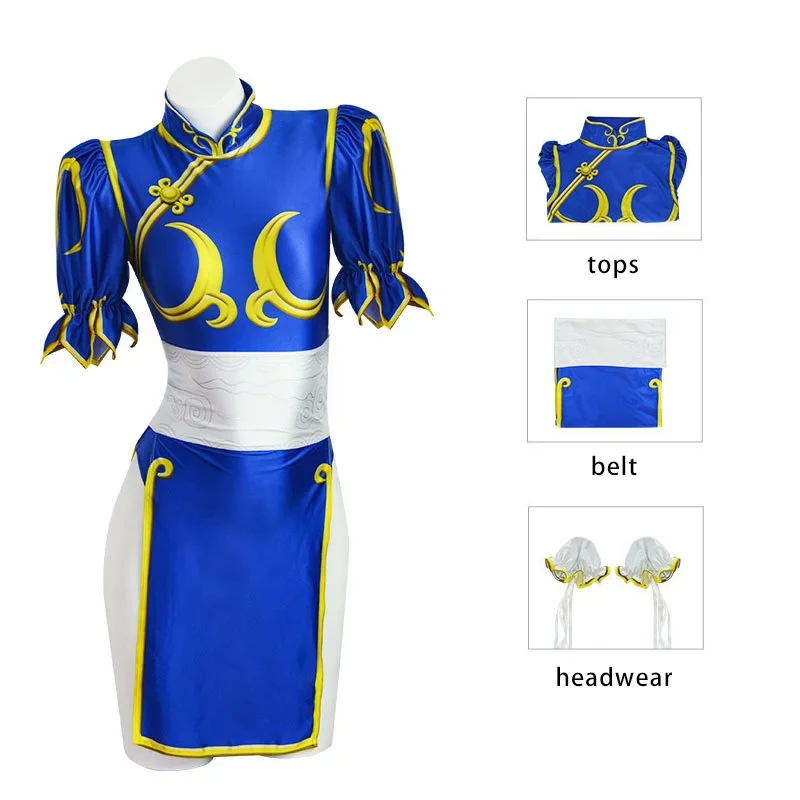 Kostium Cosplay Chun Li z Stre – Cosplay Anime Pink Hair recenzja i cena