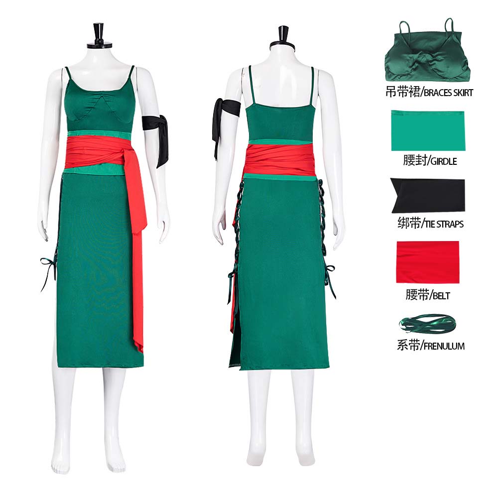 Kostium cosplay dla dorosłej k – Anime Zoro Cosplay Female recenzja i cena
