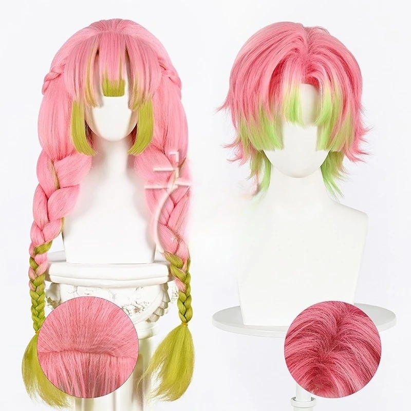 Peruka do cosplayu Kanroji Mit – Cosplay Anime Pink Hair recenzja i cena