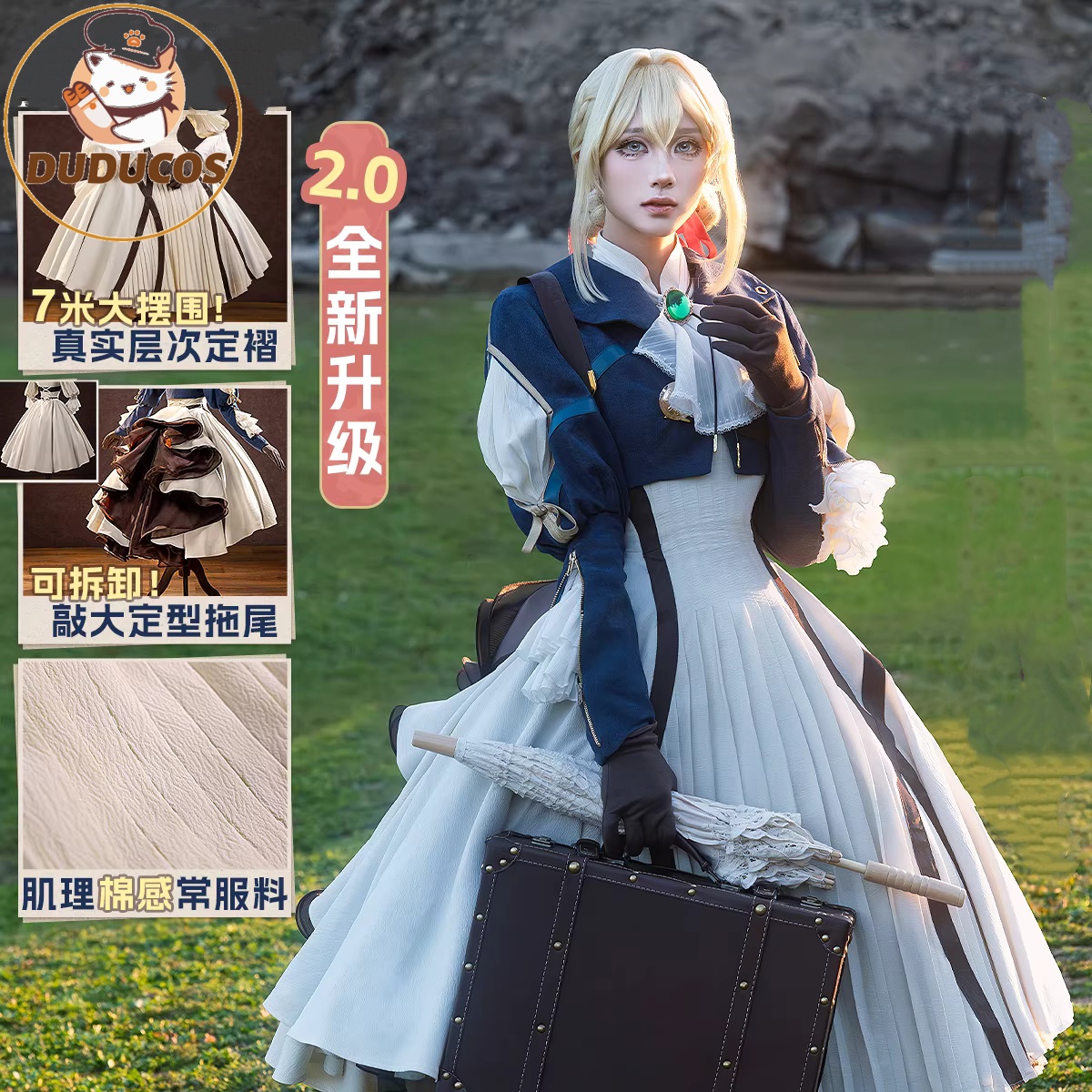 DOSTĘPNE Violet Evergarden Cos – Anime Cosplay Costumes Female recenzja i cena