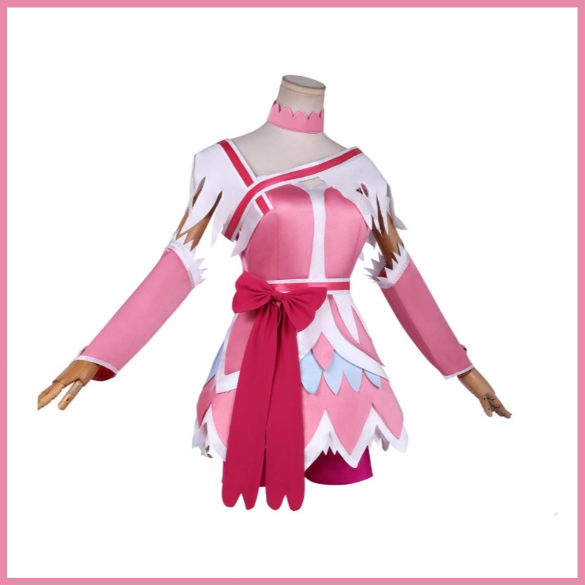 Anime Doki Doki! Kostium Cospl – Cosplay Anime Pink Hair recenzja i cena