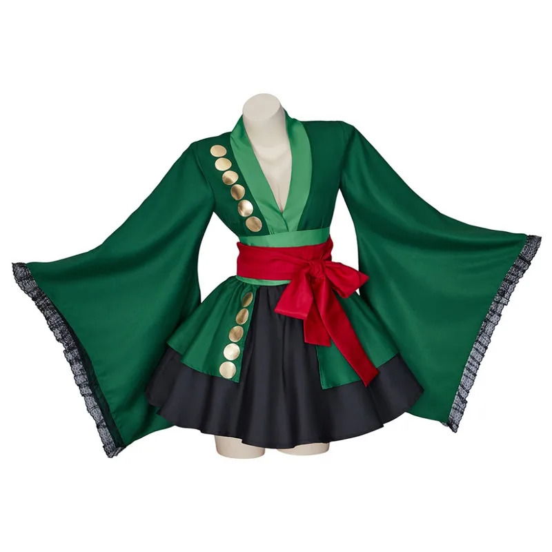 Roronoa Zoro Damski Kostium Co – Anime Zoro Cosplay Female recenzja i cena
