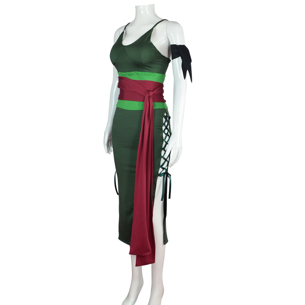 Kostium Cosplay Anime Roronoa  – Anime Zoro Cosplay Female recenzja i cena