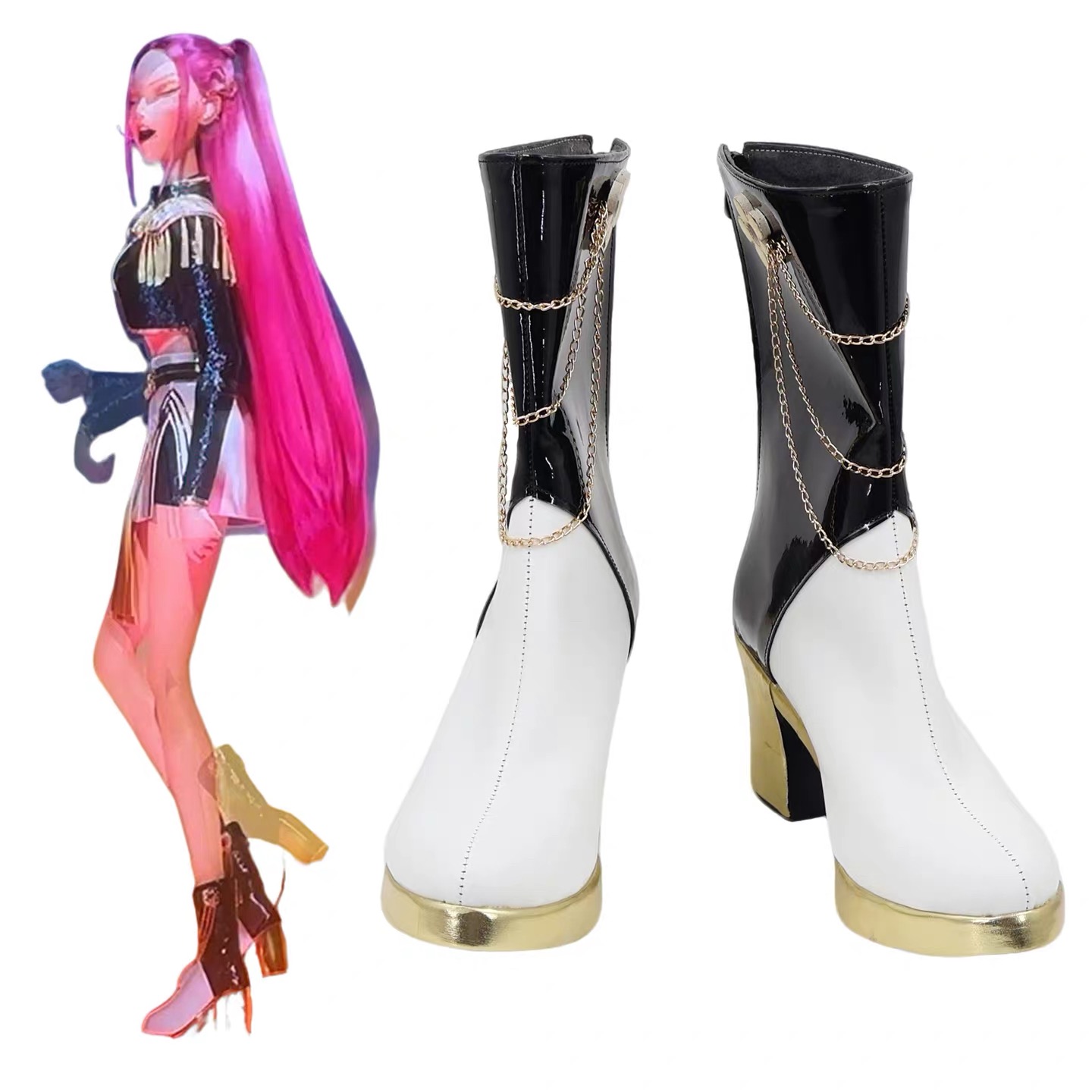 Buty Zoey Mira Rumi Czarne Zło – Anime Zoey Cosplay recenzja i cena