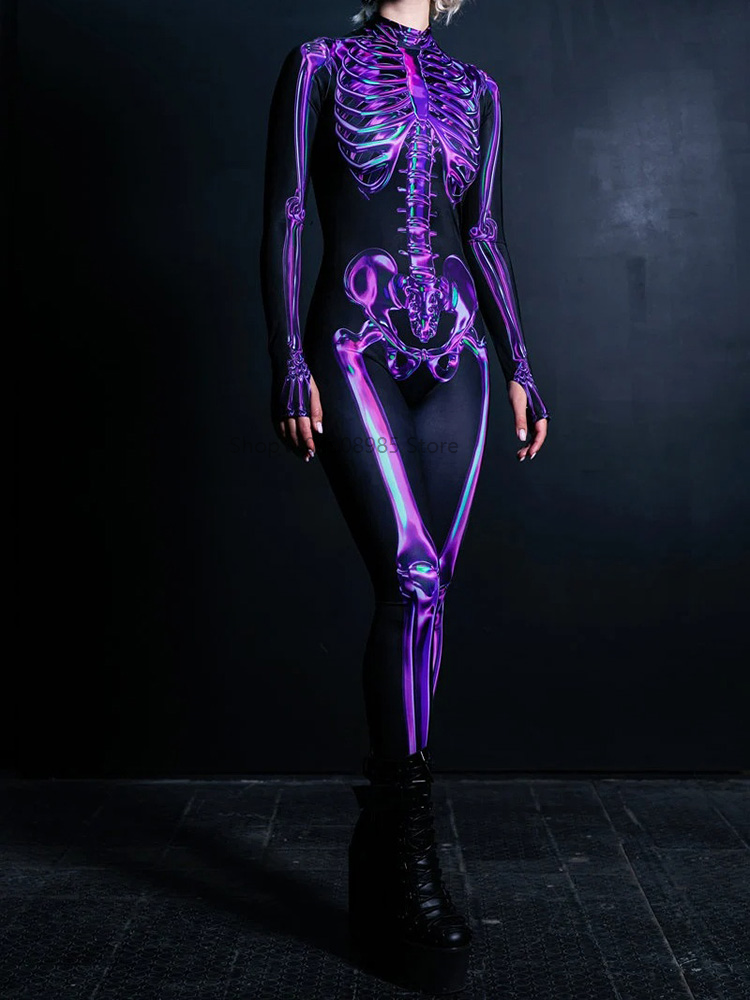 Kostium Zentai Czaszka Szkiele – Anime Cosplay Couple recenzja i cena